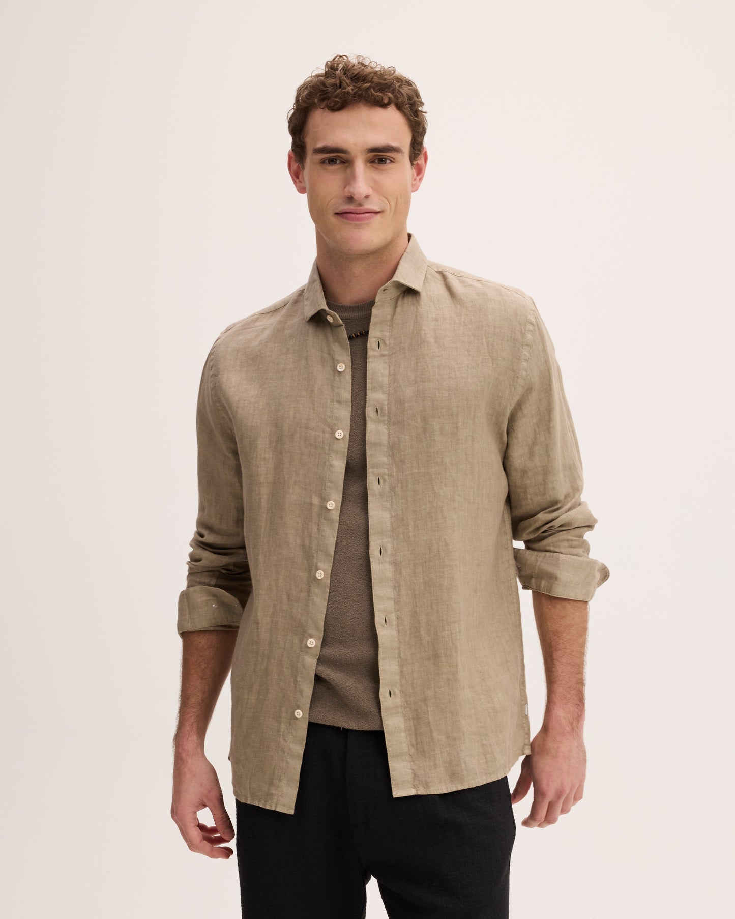 Soho Linen Garment Dye Shirt
