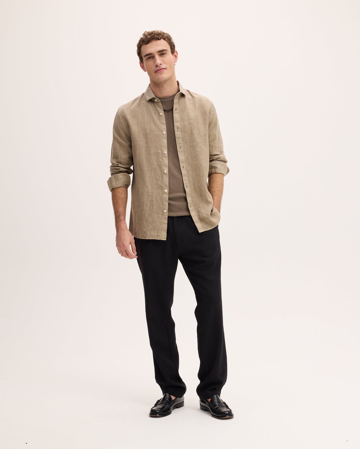 Soho Linen Garment Dye Shirt