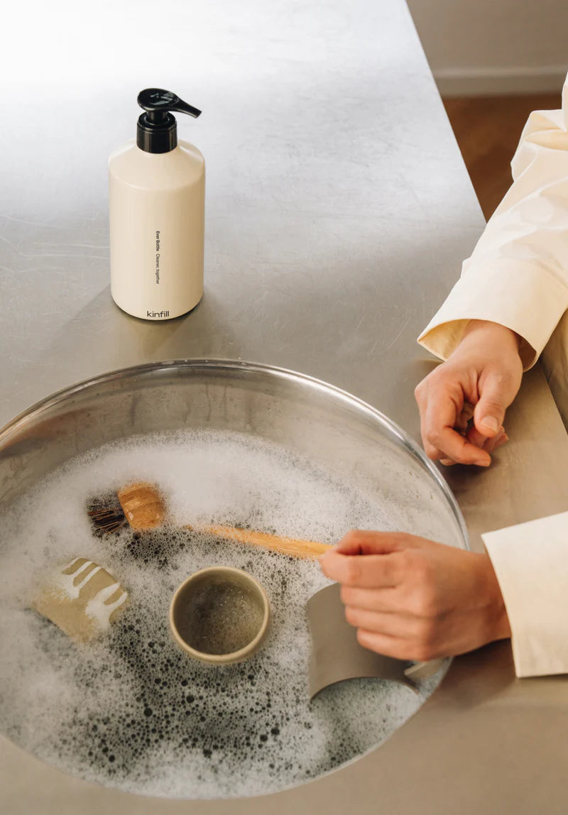 Kinfill - Refillable Ever Pump Bottle - Porcelain