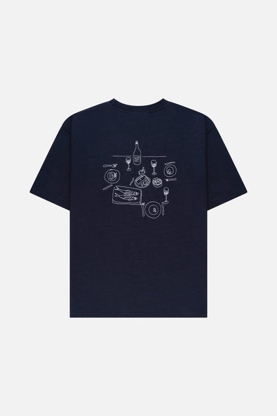 Embroidery Greek Artwork Tee