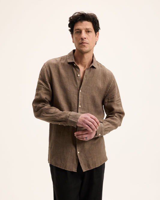 Soho Linen Garment Dye Shirt